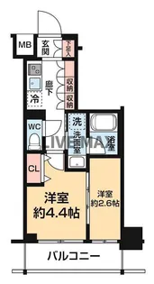 GENOVIA木場II【4階】の間取り