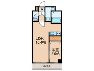 PREMIAGE室見【3階】の間取り