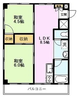 吉田ハイツ【3階】の間取り