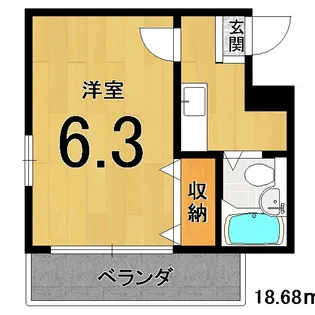 ネオ・ボナール華【3階】の間取り