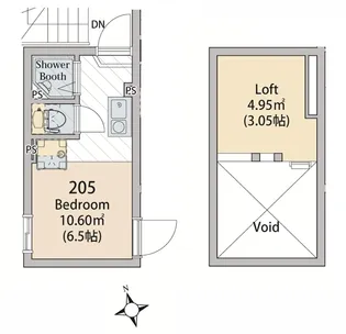 ソフィアマリン【2階】の間取り