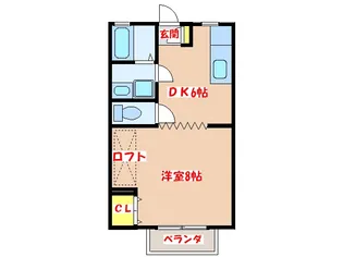 Wooden【2階】の間取り