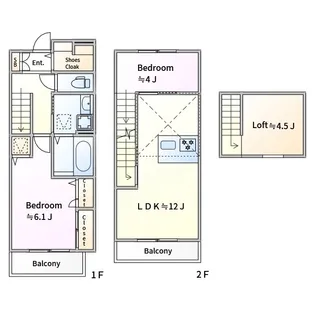 ラフレイズの間取り