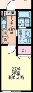 仮)シティハイツ座間1号棟【2階】の間取り