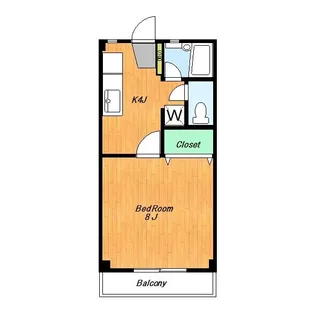 リバーコースト【2階】の間取り