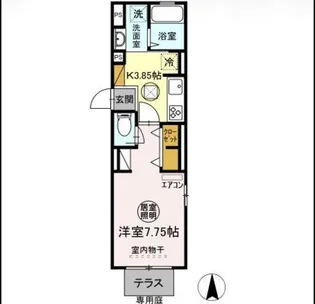 サリサ.b【1階】の間取り