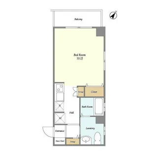 リテラス町屋【7階】の間取り