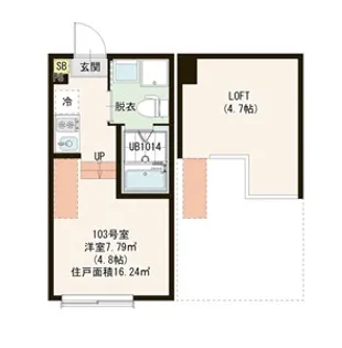 ルーエ大泉学園【1階】の間取り