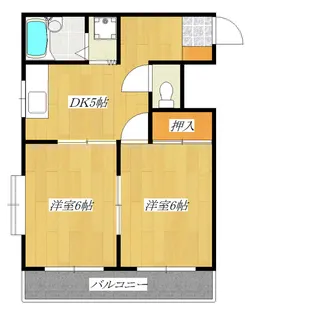 サンライズコーポ【1階】の間取り
