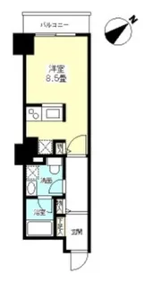 TKフラッツ渋谷【7階】の間取り