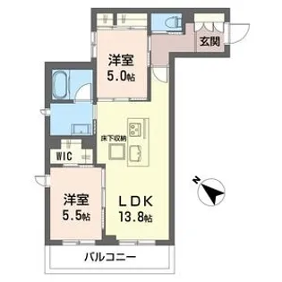 Nレジデンス【1階】の間取り