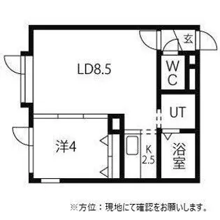 モントレ表参道【2階】の間取り