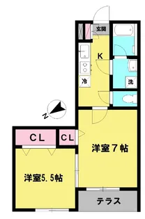 プランタンヨコヤツ【1階】の間取り