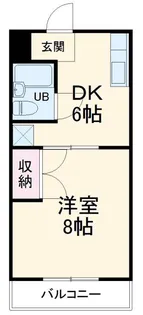 サンライズハチマン【2階】の間取り