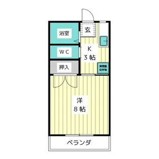 フレグランス豊盟 B棟【2階】の間取り