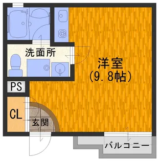 寿一番館【5階】の間取り