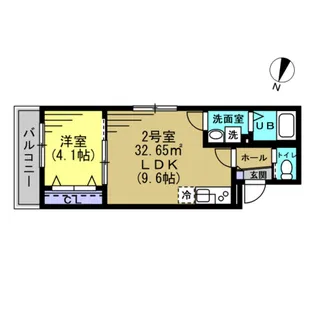 ウンベラータ【3階】の間取り
