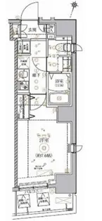 RELUXIA門前仲町【2階】の間取り