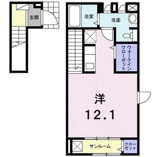サニーハウス・Y【2階】の間取り