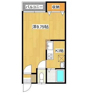 緑ヶ丘ハイツ【1階】の間取り