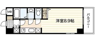AXiS(アクシス)大塚西【2階】の間取り