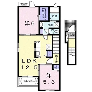 コンフォール A【2階】の間取り