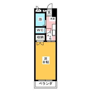 アルファ南分【3階】の間取り