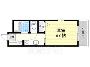 ゆかりハイツA棟【2階】の間取り