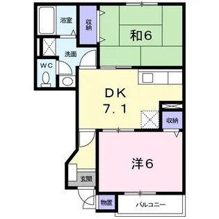エリア21A【1階】の間取り