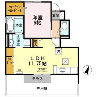 カルテット【1階】の間取り