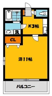 ブルーハイツ3【1階】の間取り