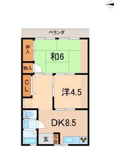 KMプラザビル【2階】の間取り