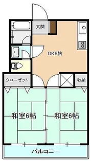 メゾン平井【5階】の間取り