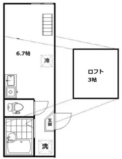 インベスト押上【2階】の間取り