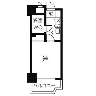 ダイアパレスプレステージ上杉【11階】の間取り