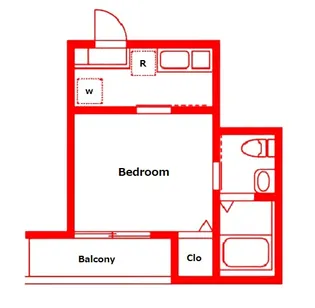 シャトーライフ横浜I【2階】の間取り