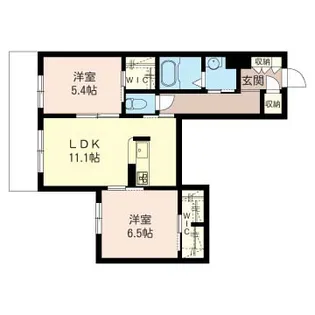 Grand Verde【1階】の間取り