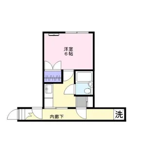 サクラコーポII【2階】の間取り