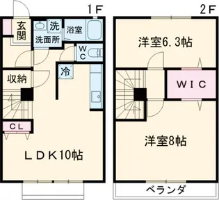 ル・アレ豊川の間取り
