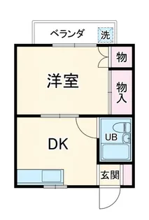 エムワールドコーポ【2階】の間取り