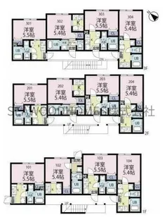 プレシャスウィル追浜【1階】の間取り