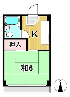 クレール池の川【3階】の間取り