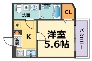 LUMINOUS GRANDEルミナス グランデ【3階】の間取り