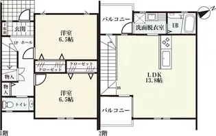 プレミアム上砥川の間取り