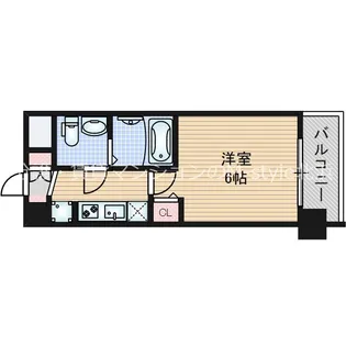エグゼ大阪NORTHゲート【5階】の間取り