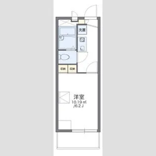 レオパレスガーデンプレイス【1階】の間取り