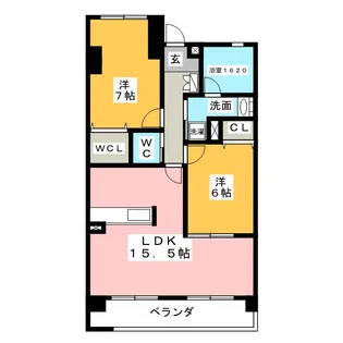 Benvenuto牛野通【3階】の間取り