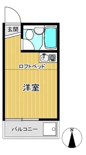 メゾンアルエット【2階】の間取り