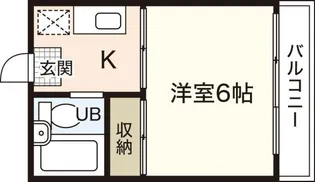 ウイング五日市駅前A棟【3階】の間取り