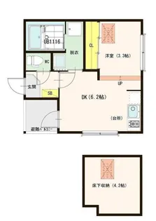 ハーモニーテラス大宮III【3階】の間取り